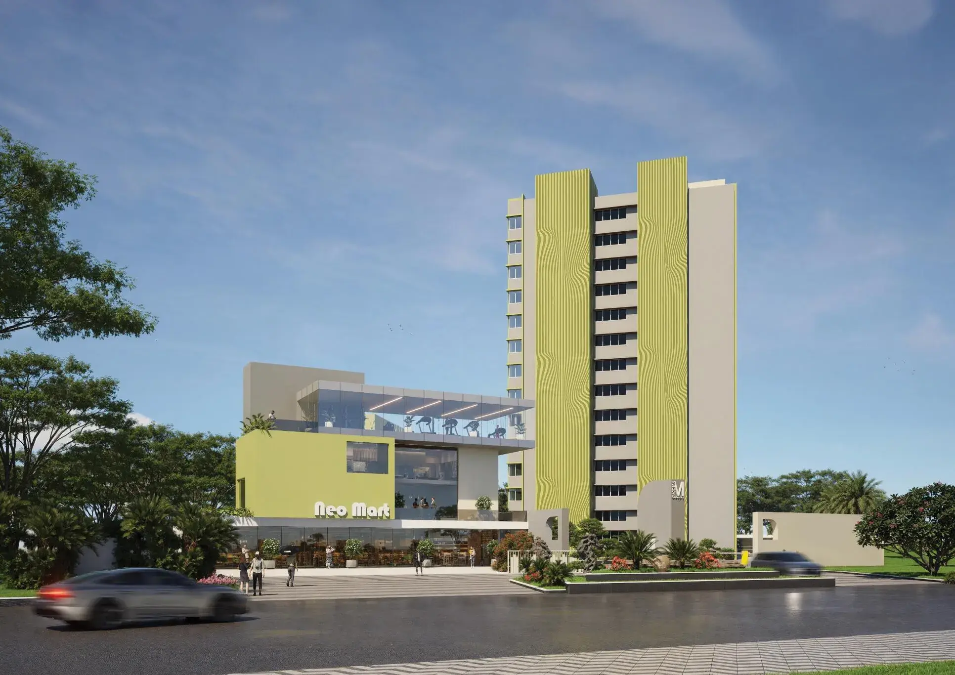 Modern Spaaces Neon