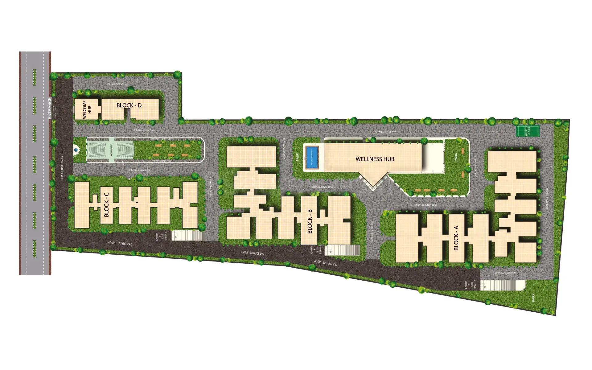 Saket Pranamam Block A and Block D
