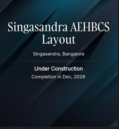 The Singasandra Aehbcs Layout